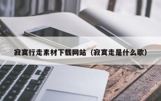 天水寂寞行走素材下载网站（寂寞走是什么歌）